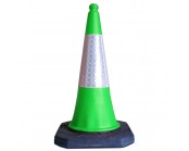750mm Road Cone Green